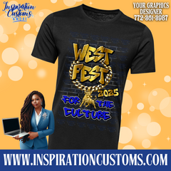 West Fest 2025 “For the Culture” Graffiti Edition Tee