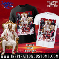 Center Print Memorial Tee – Akin “KING” Liverpool
