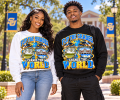 Flip the Shades. Change the World. HBCU Sweatshirt
