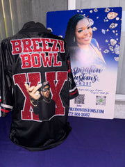 BREEZY BOWL GLITTER JERSEY- BLUE
