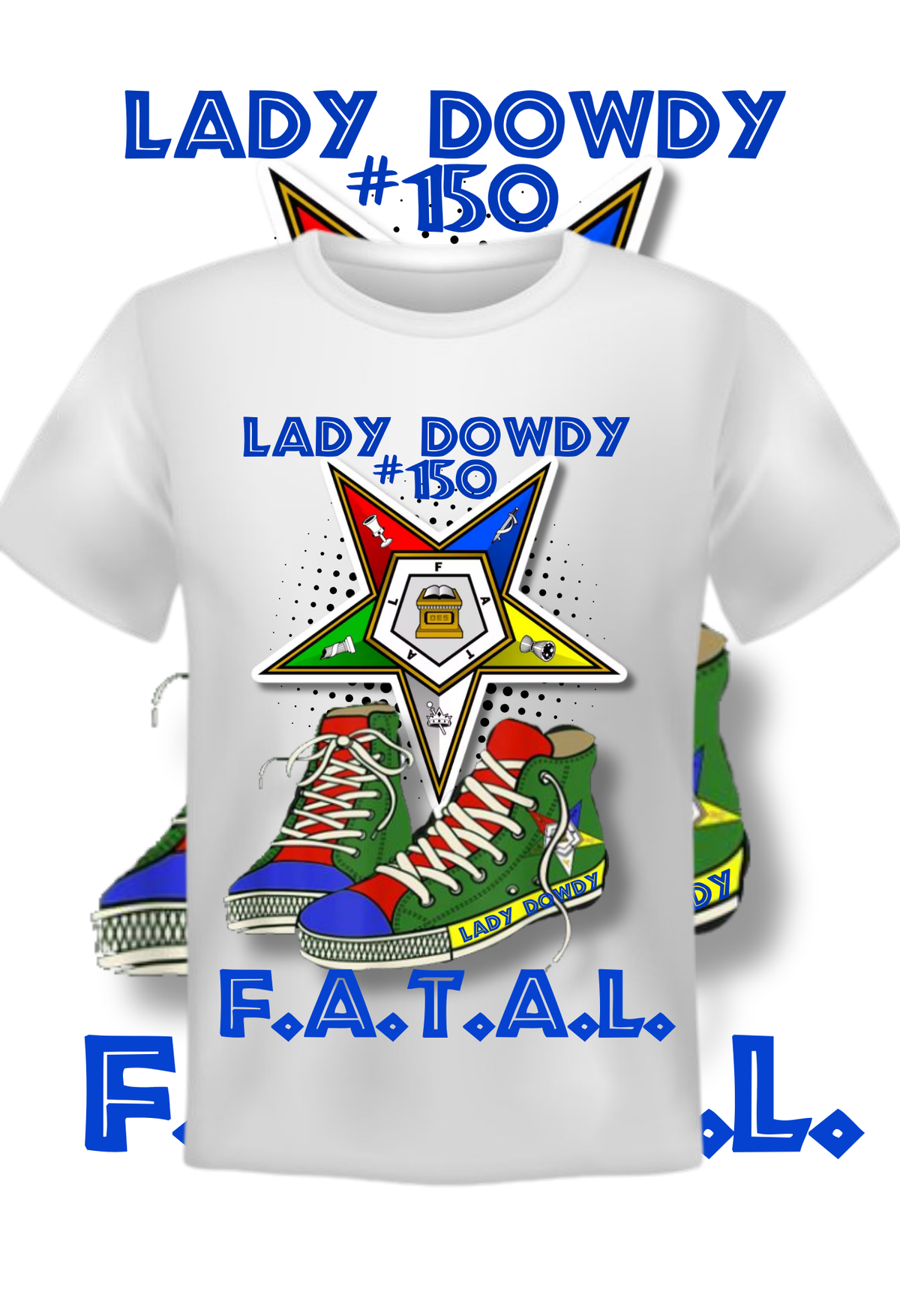 LADY DOWDY #150 CHAPTER T SHIRT- SNEAKERS