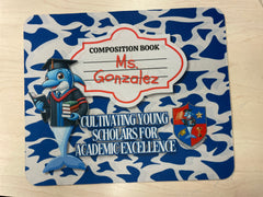 CUSTOM COMPOSITION BOOK MOUSEPAD