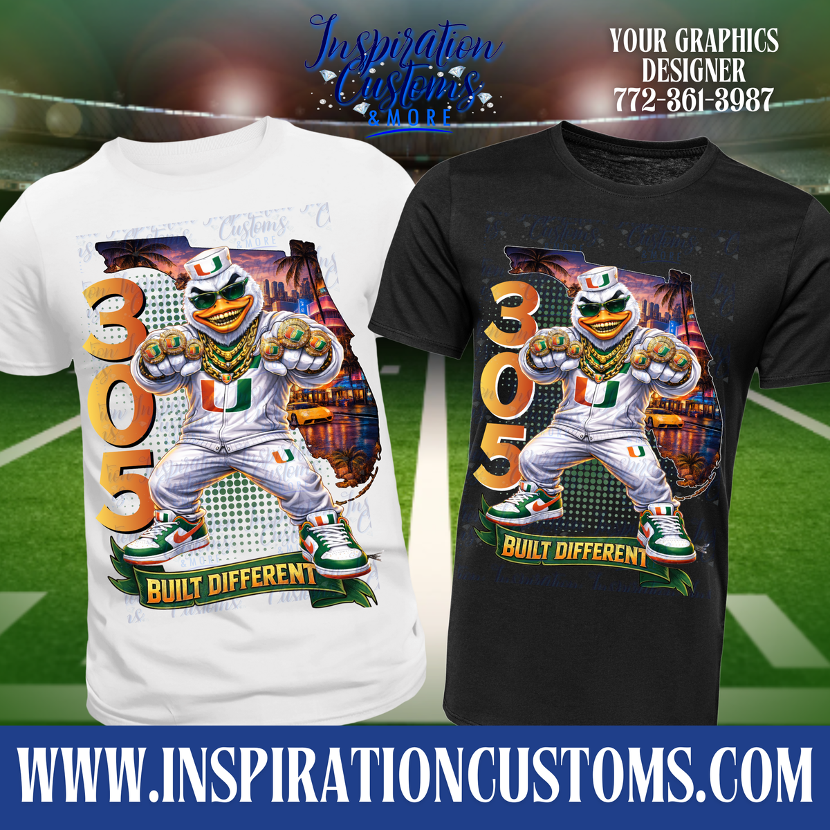 305 BUILT DIFFERENT TEE