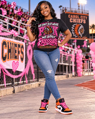 Carol City Chiefs We Apply Pressure breast cancer awareness spirit tee